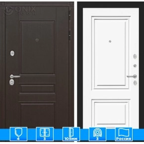 Входная дверь Мегаполис 26 - Эмаль RAL 9003