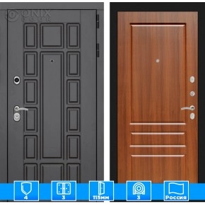 Входная дверь Нью-Йорк 03 - Орех бренди