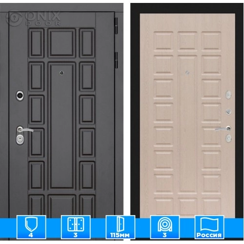 Входная дверь Нью-Йорк 04 - Беленый дуб