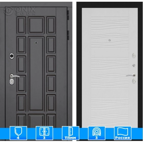 Входная дверь Нью-Йорк 06 - Белое дерево