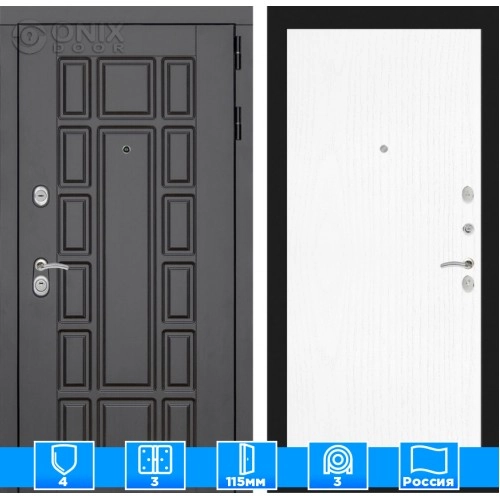 Входная дверь Нью-Йорк 07 - Белое дерево