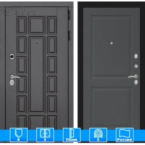 Входная дверь Нью-Йорк 11 - Графит софт