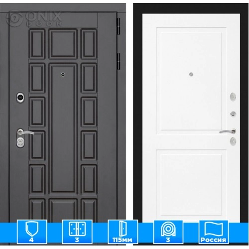 Входная дверь Нью-Йорк 11 - Белый софт