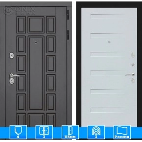 Входная дверь Нью-Йорк 14 - Дуб кантри белый горизонтальный