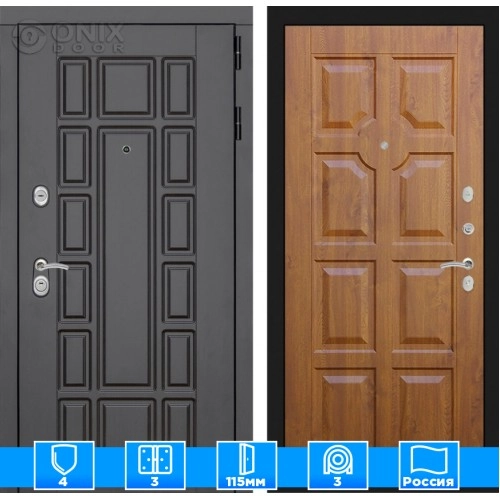 Входная дверь Нью-Йорк 17 - Золотой дуб