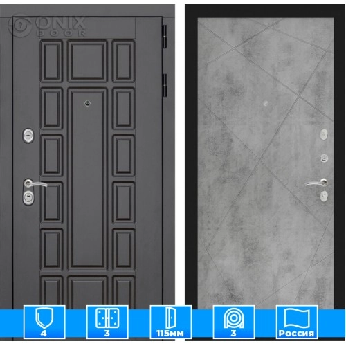 Входная дверь Нью-Йорк 24 - Бетон светлый