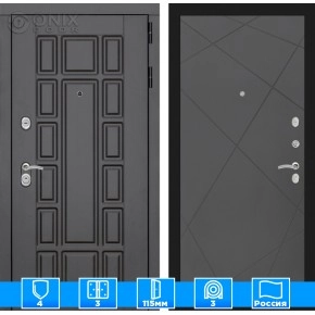 Входная дверь Нью-Йорк 24 - Графит софт