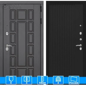 Входная дверь Нью-Йорк 29 - Черный кварц