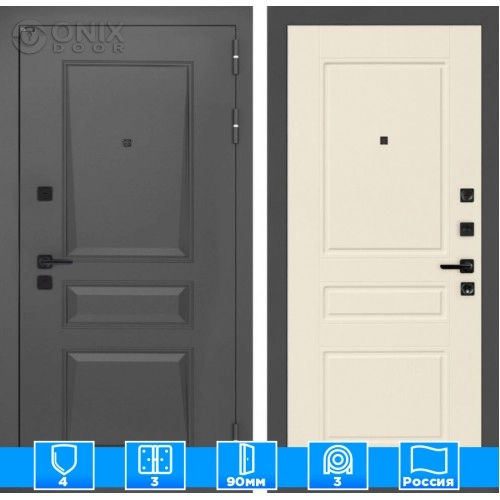 Входная дверь Орлеан 03 - Крем софт