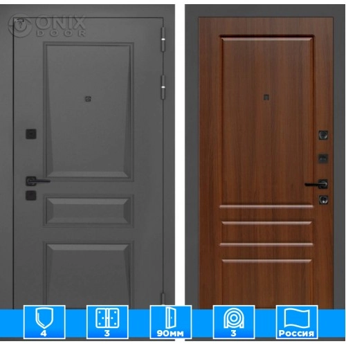 Входная дверь Орлеан 03 - Орех бренди