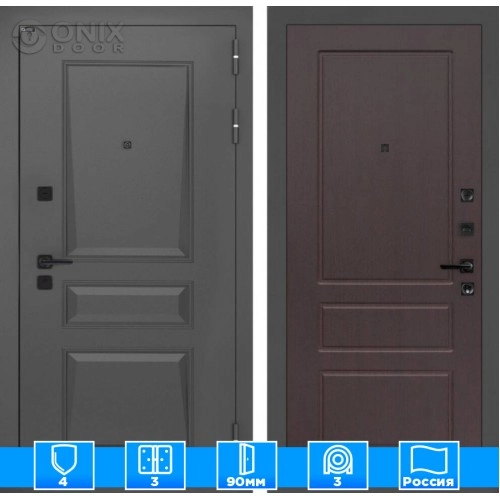 Входная дверь Орлеан 03 - Орех премиум