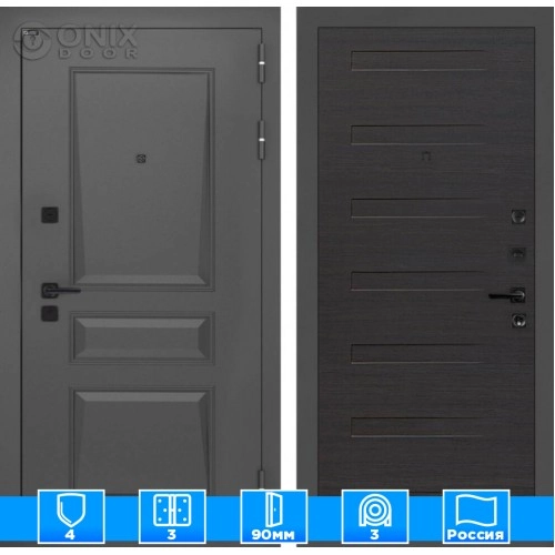 Входная дверь Орлеан 14 - Эковенге горизонтальный