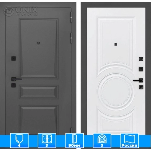 Входная дверь Орлеан 23 - Белый софт