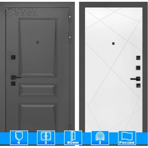 Входная дверь Орлеан 24 - Белый софт