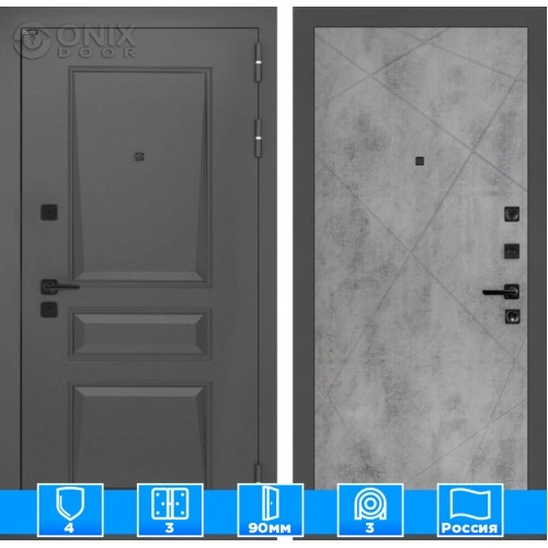 Входная дверь Орлеан 24 - Бетон светлый