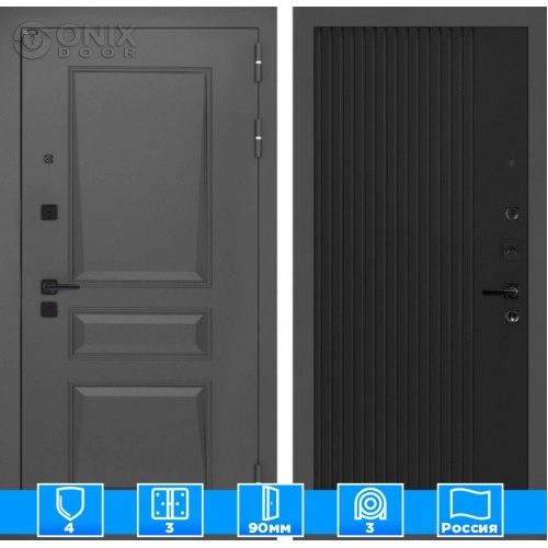 Входная дверь Орлеан 29 - Черный кварц