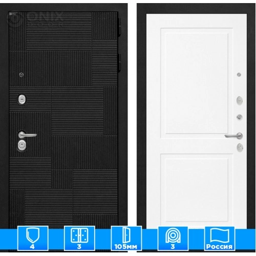 Входная дверь PAZL 11 - Белый софт