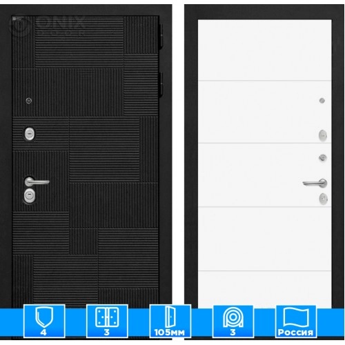 Входная дверь PAZL 13 - Белый софт