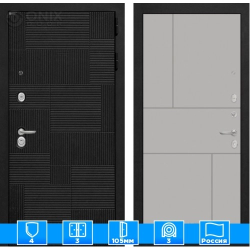 Входная дверь PAZL 21 - Грей софт