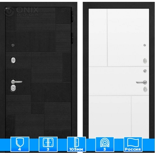 Входная дверь PAZL 21 - Белый софт