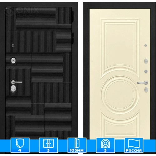 Входная дверь PAZL 23 - Шампань софт