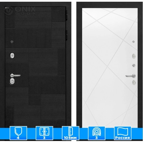 Входная дверь PAZL 24 - Белый софт