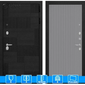 Входная дверь PAZL 29 - Серый рельеф софт