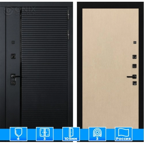 Входная дверь PIANO 05 - Венге светлый