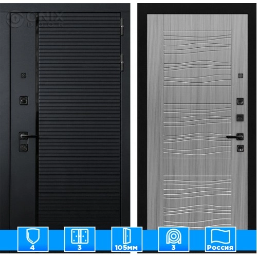 Входная дверь PIANO 06 - Сандал серый