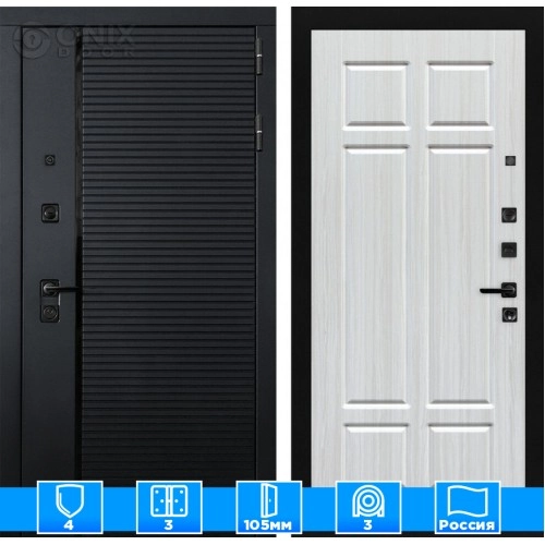 Входная дверь PIANO 08 - Кристалл вуд