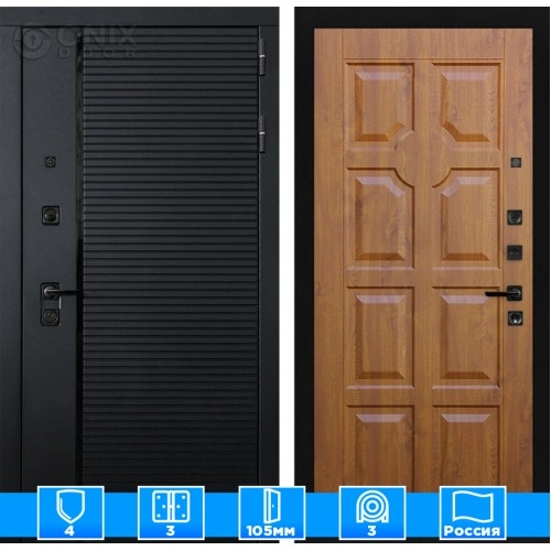 Входная дверь PIANO 17 - Золотой дуб