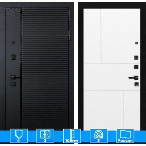 Входная дверь PIANO 21 - Белый софт