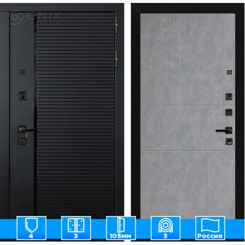 Входная дверь PIANO 21 - Бетон светлый