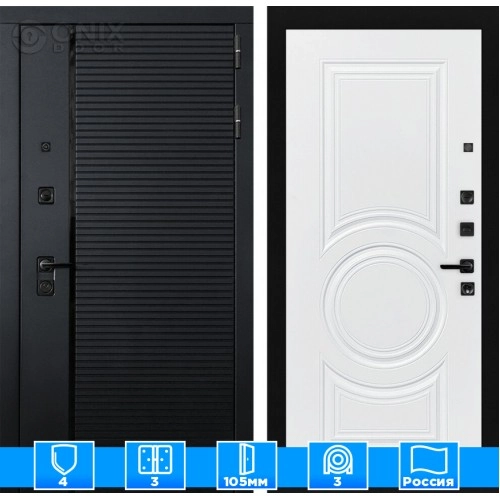 Входная дверь PIANO 23 - Белый софт