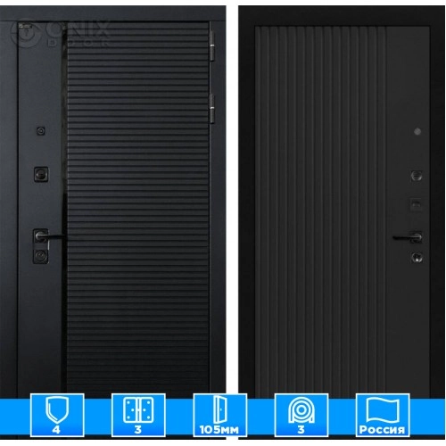 Входная дверь PIANO 29 - Черный кварц