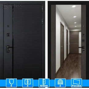 Входная дверь PIANO с зеркалом Максимум - Венге