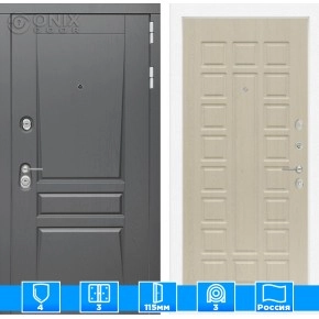 Входная дверь Платинум 04 - Беленый дуб