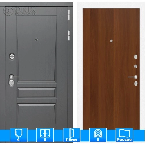 Входная дверь Платинум 05 - Итальянский орех