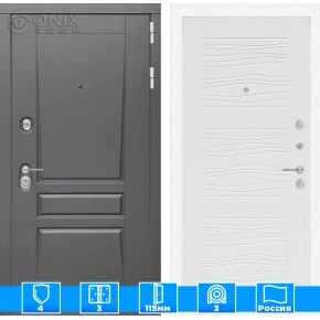 Входная дверь Платинум 06 - Белое дерево