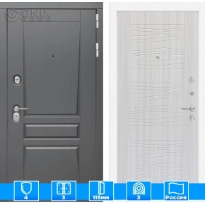 Входная дверь Платинум 06 - Сандал белый