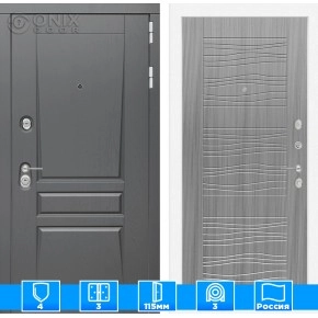 Входная дверь Платинум 06 - Сандал серый