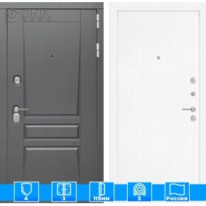 Входная дверь Платинум 07 - Белое дерево