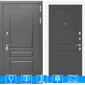 Входная дверь Платинум 11 - Графит софт