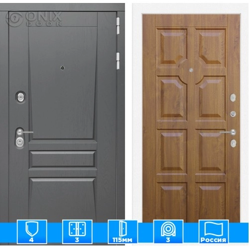 Входная дверь Платинум 17 - Золотой дуб