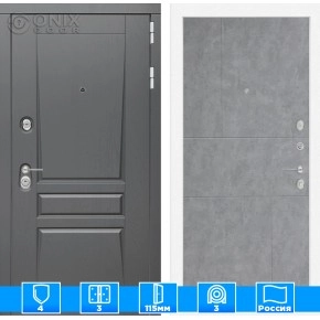 Входная дверь Платинум 21 - Бетон светлый