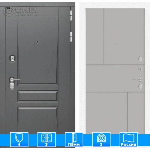 Входная дверь Платинум 21 - Грей софт