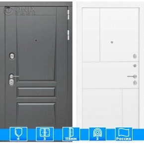 Входная дверь Платинум 21 - Белый софт