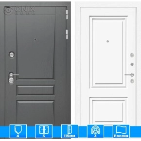 Входная дверь Платинум 26 - Эмаль RAL 9003