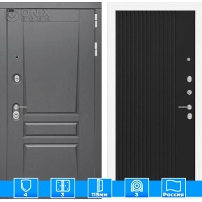 Входная дверь Платинум 29 - Черный кварц