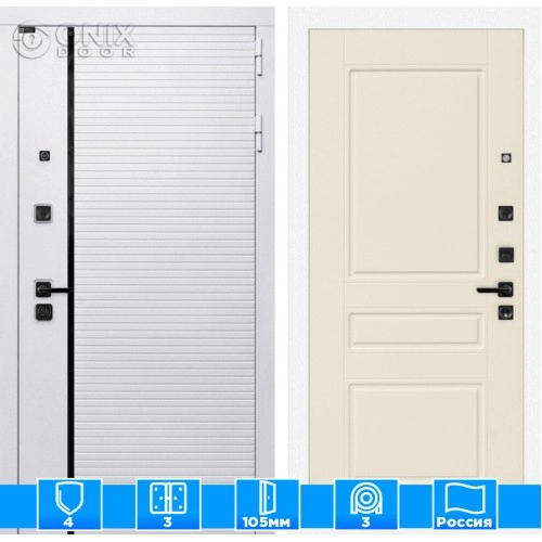 Входная дверь ROYAL 03 - Крем софт